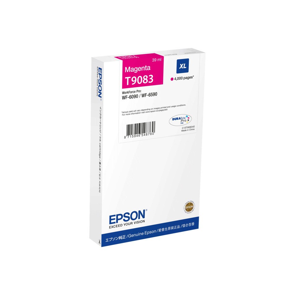 EPSON Epson T9083 - XL-storlek - magenta - original - bläckpatron