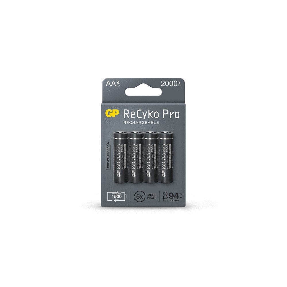 GP Batteries GP Batteries B22204, Laddningsbart batteri, AA, Nickel-metal...