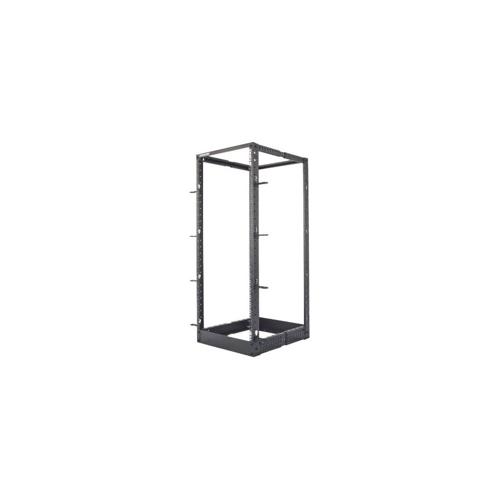 intellinet Intellinet Network Rack, Open Frame (4-Post), 26U, Usable Width 465mm, Black, Flatpack, Max 360kg, 19", Three Year Warra...