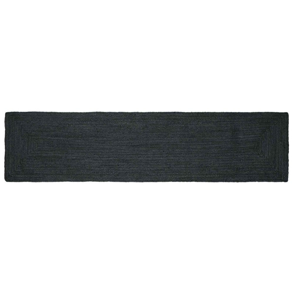 vidaXL Områdesmattor Rektangulär Mörkgrå 60 x 300 cm Jute