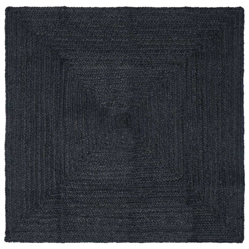 vidaXL Områdesmattor Fyrkantig Mörkgrå 160 x 160 cm Jute