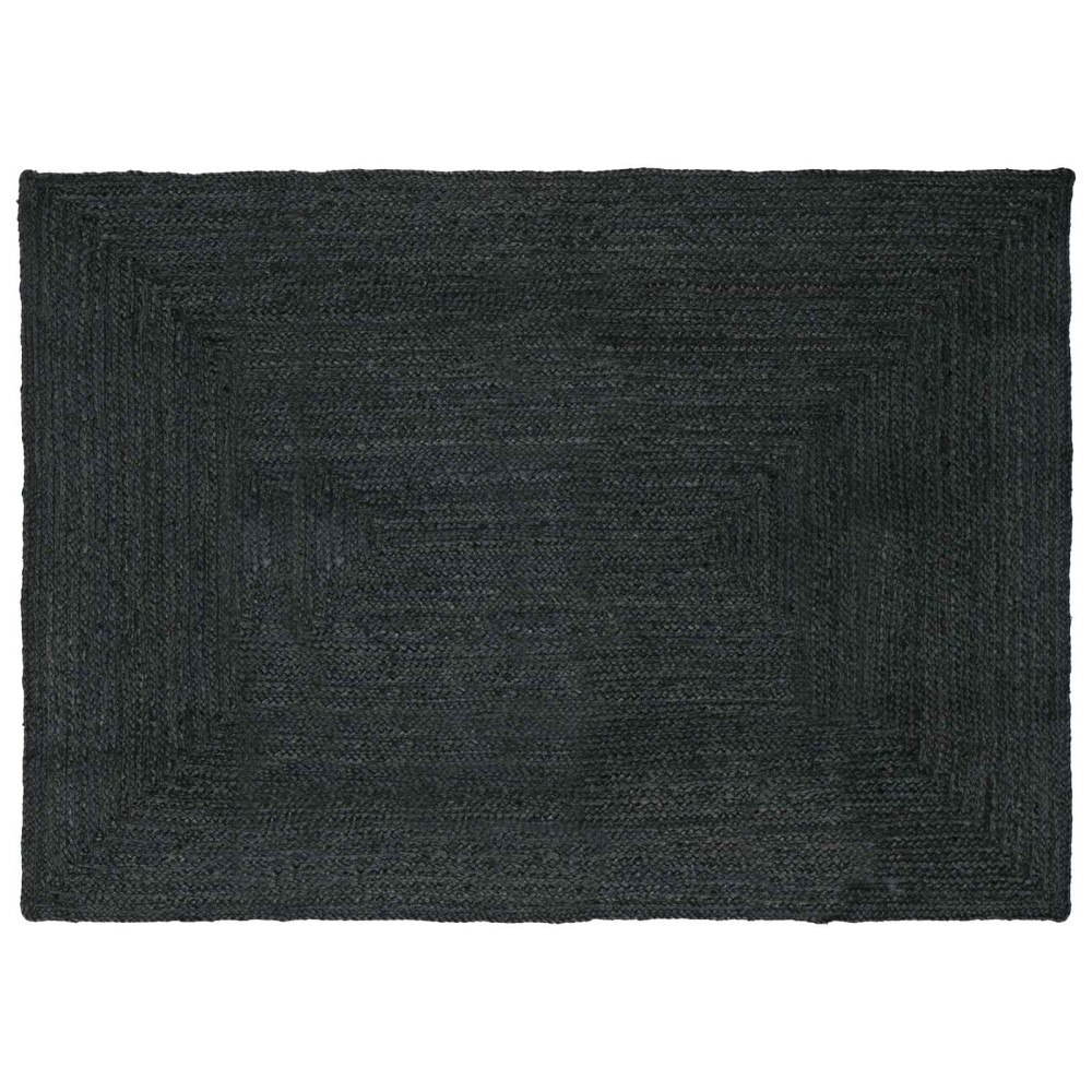 vidaXL Områdesmattor Rektangulär Mörkgrå 160 x 230 cm Jute
