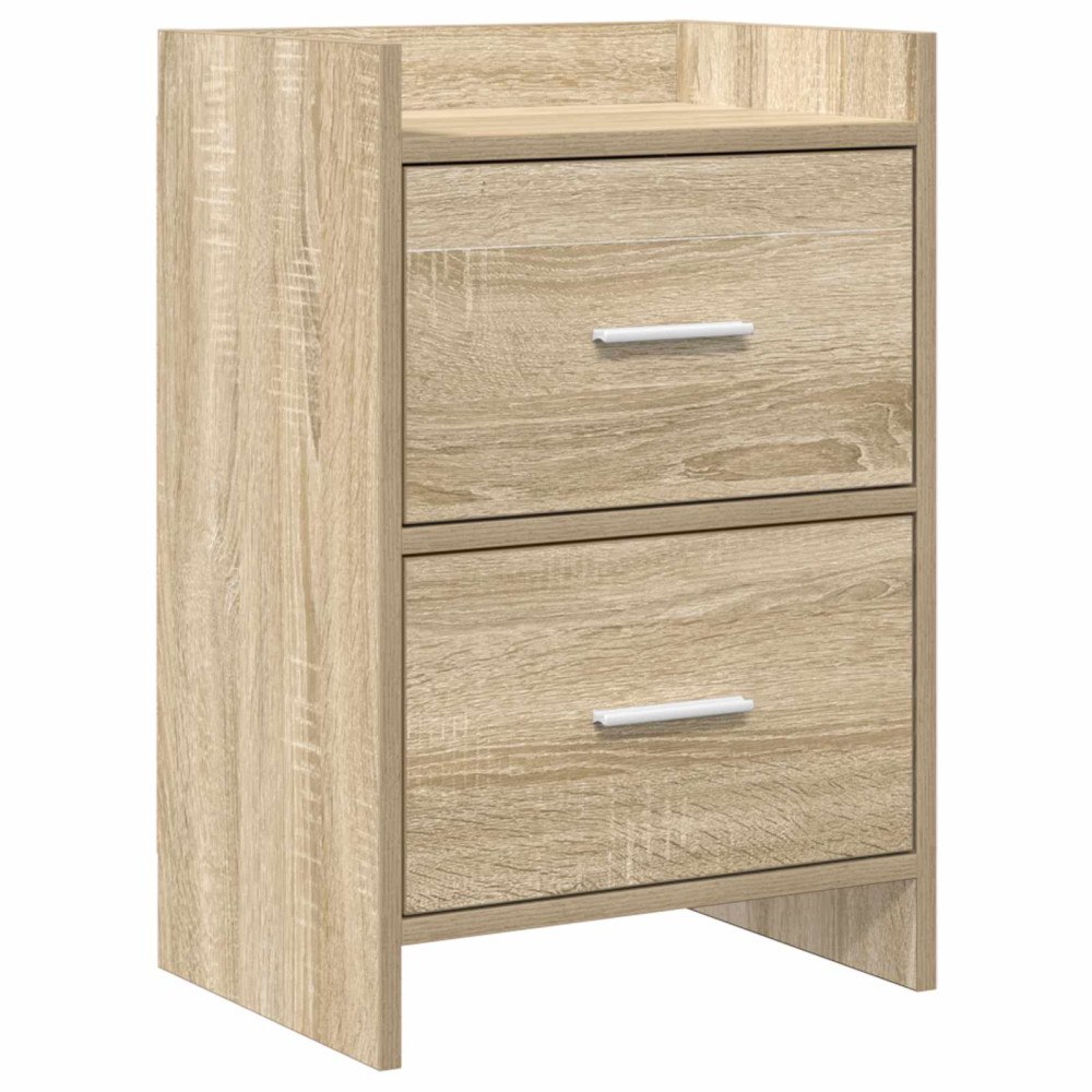 vidaXL Sängbord Sonoma-ek 40 x 30 x 60 cm Konstruerat trä