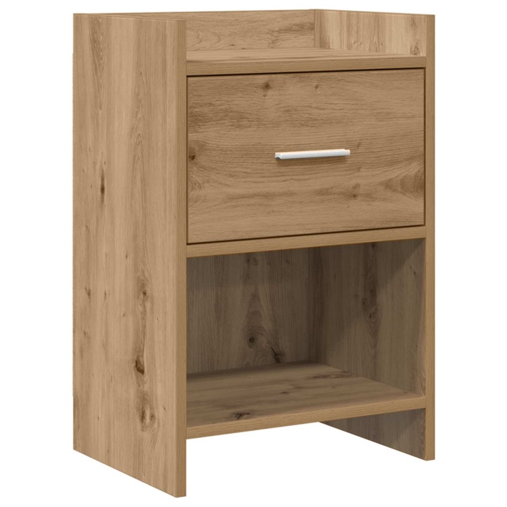 vidaXL Sängbord Artisan-ek 40 x 30 x 60 cm Konstruerat trä