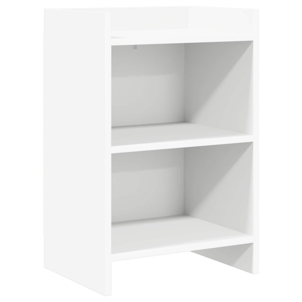 vidaXL Sängbord Vit 40 x 30 x 60 cm Konstruerat trä