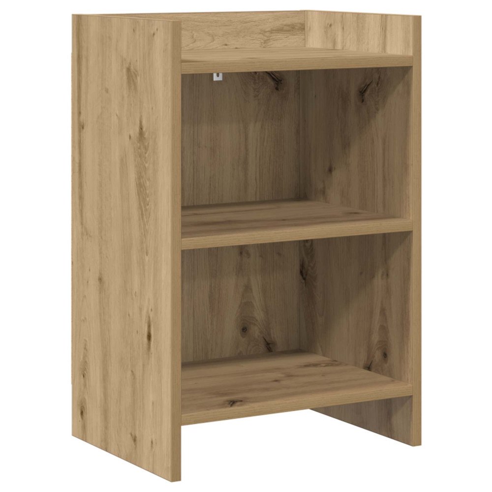 vidaXL Sängbord Artisan-ek 40 x 30 x 60 cm Konstruerat trä