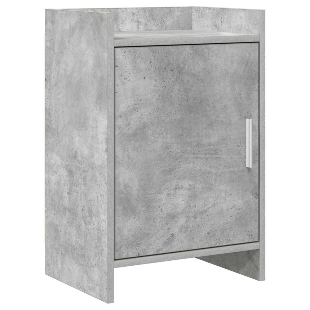 vidaXL Sängbord Betonggrå 40 x 30 x 60 cm Konstruerat trä