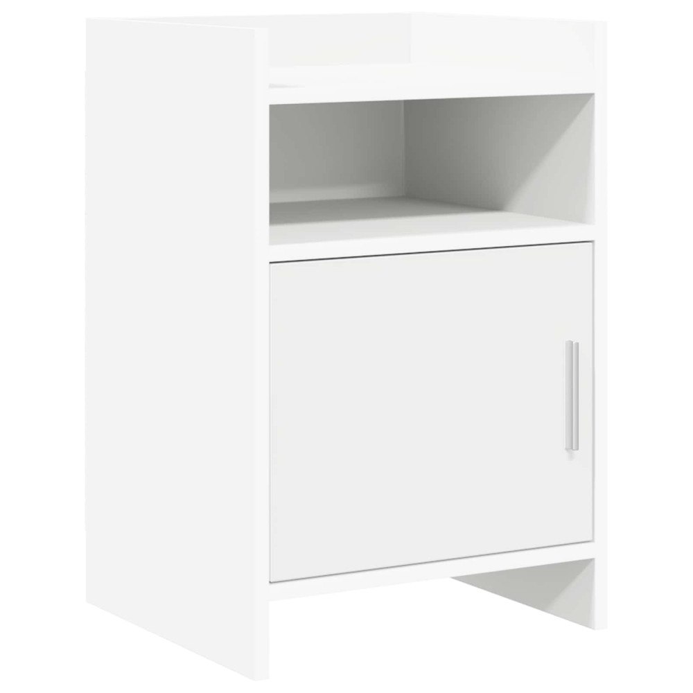 vidaXL Sängbord Vit 40 x 36 x 60 cm Konstruerat trä