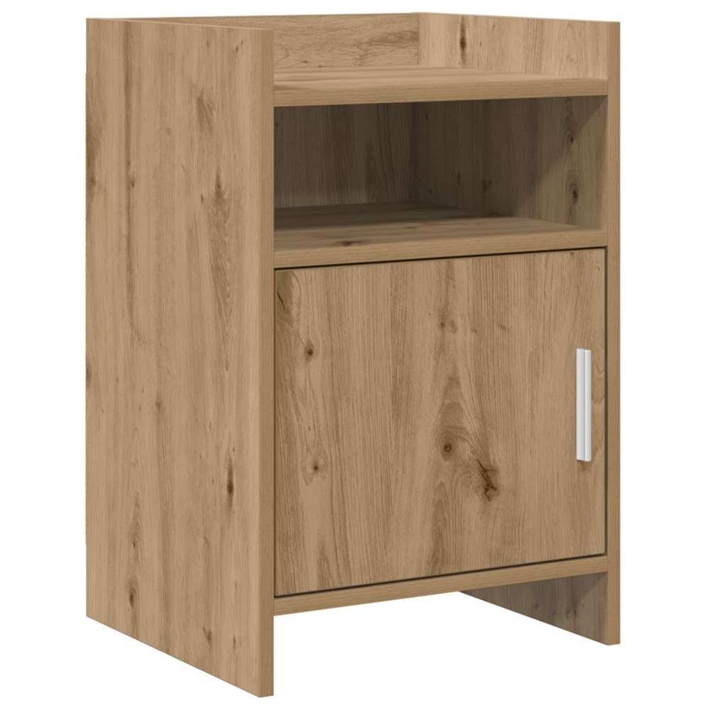 vidaXL Sängbord Artisan-ek 40 x 36 x 60 cm Konstruerat trä