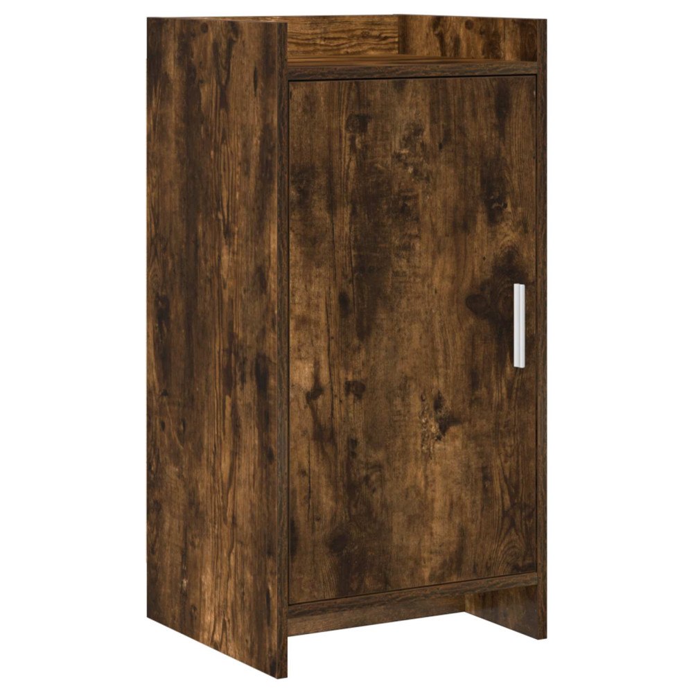 vidaXL Sideboard Rökt ek 40 x 36 x 80 cm Konstruerat trä