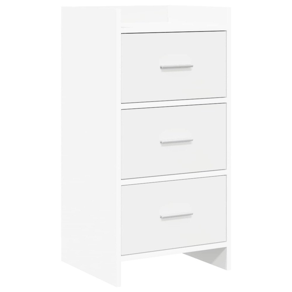 vidaXL Sideboard Vit 40 x 36 x 80 cm Konstruerat trä