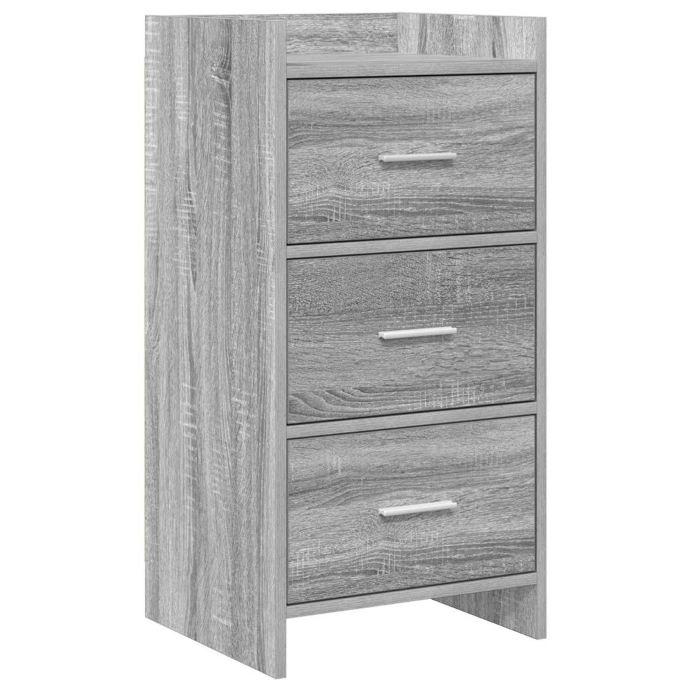 vidaXL Sideboard Grå Sonoma 40 x 36 x 80 cm Konstruerat trä