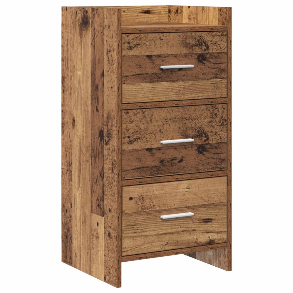 vidaXL Sideboard Gammalt trä 40 x 36 x 80 cm Konstruerat trä