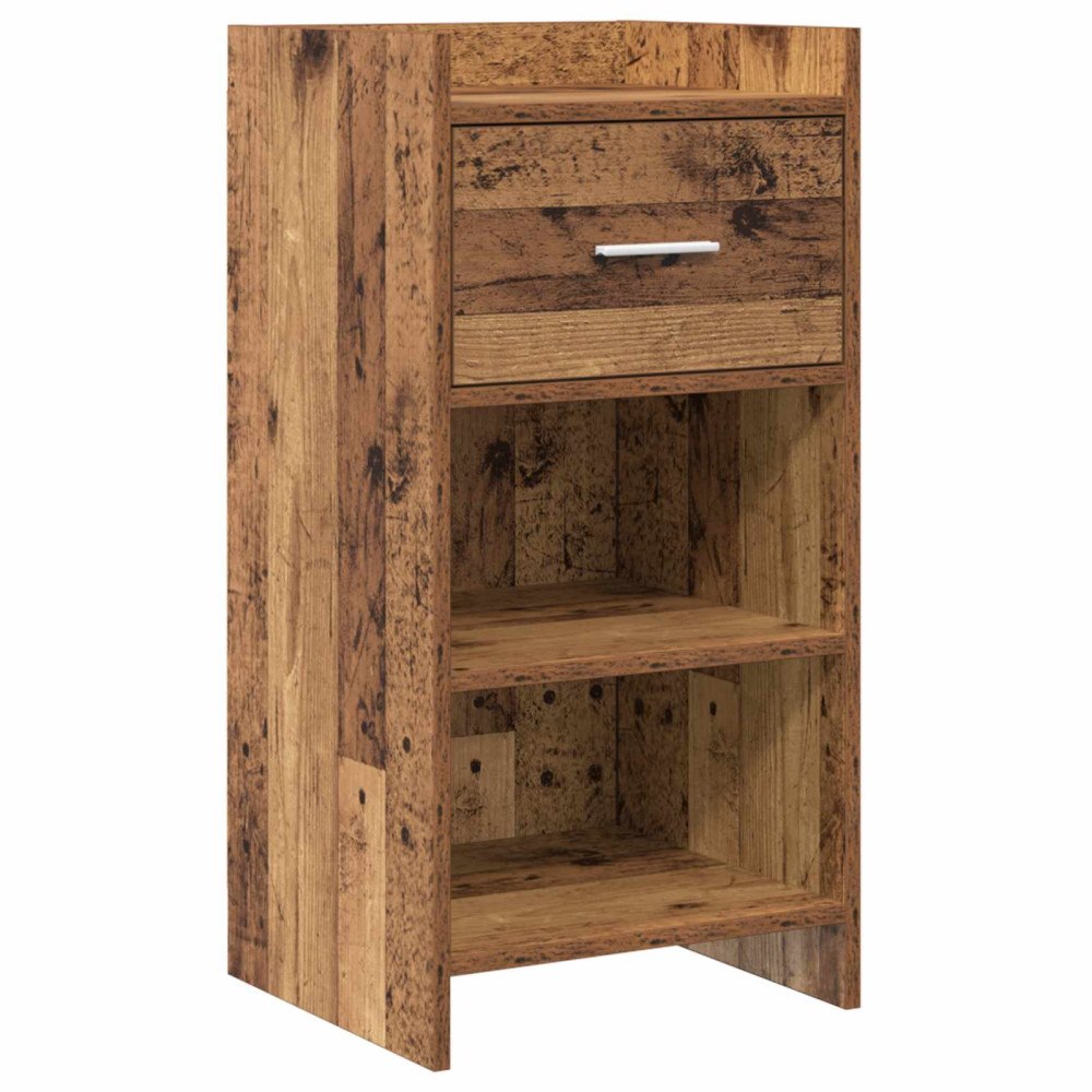 vidaXL Sideboard Gammalt trä 40 x 36 x 80 cm Konstruerat trä