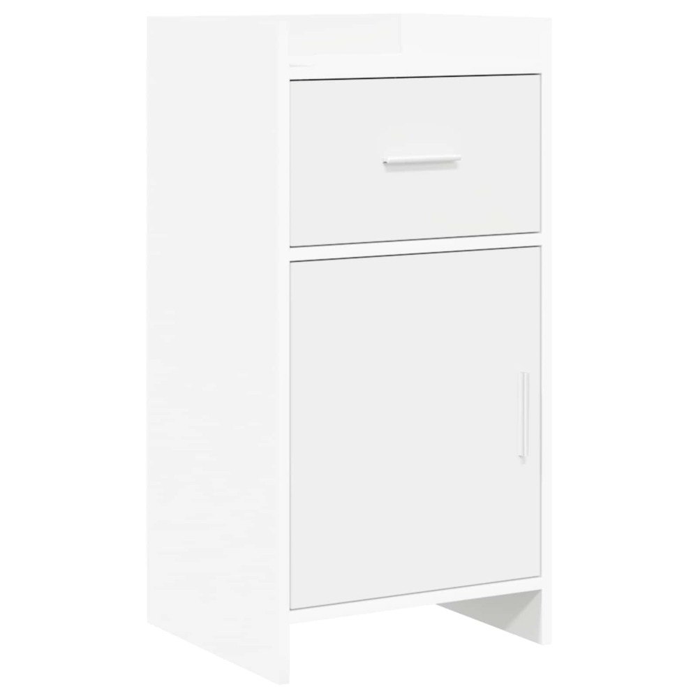 vidaXL Sideboard Vit 40 x 36 x 80 cm Konstruerat trä