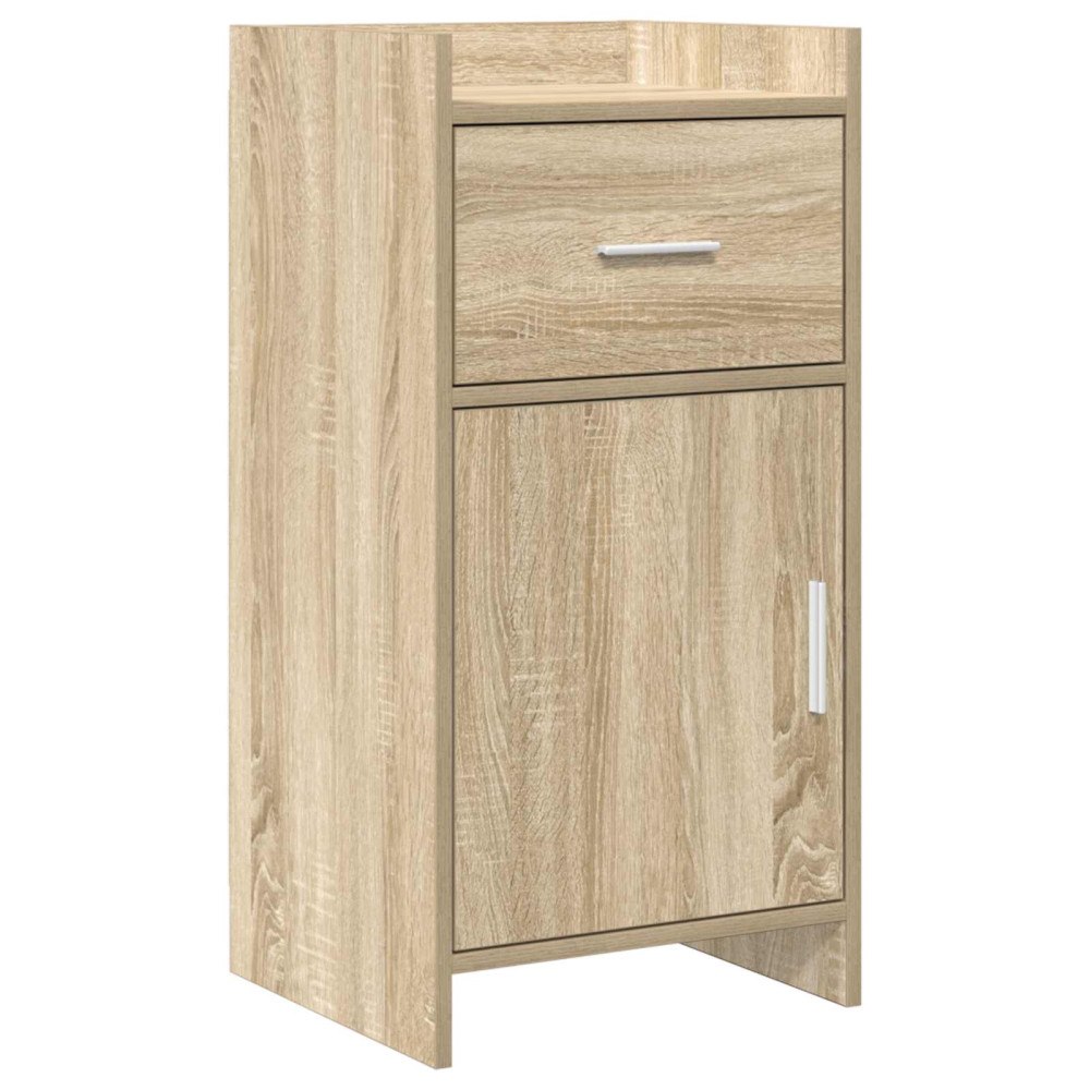 vidaXL Sideboard Sonoma-ek 40 x 36 x 80 cm Konstruerat trä