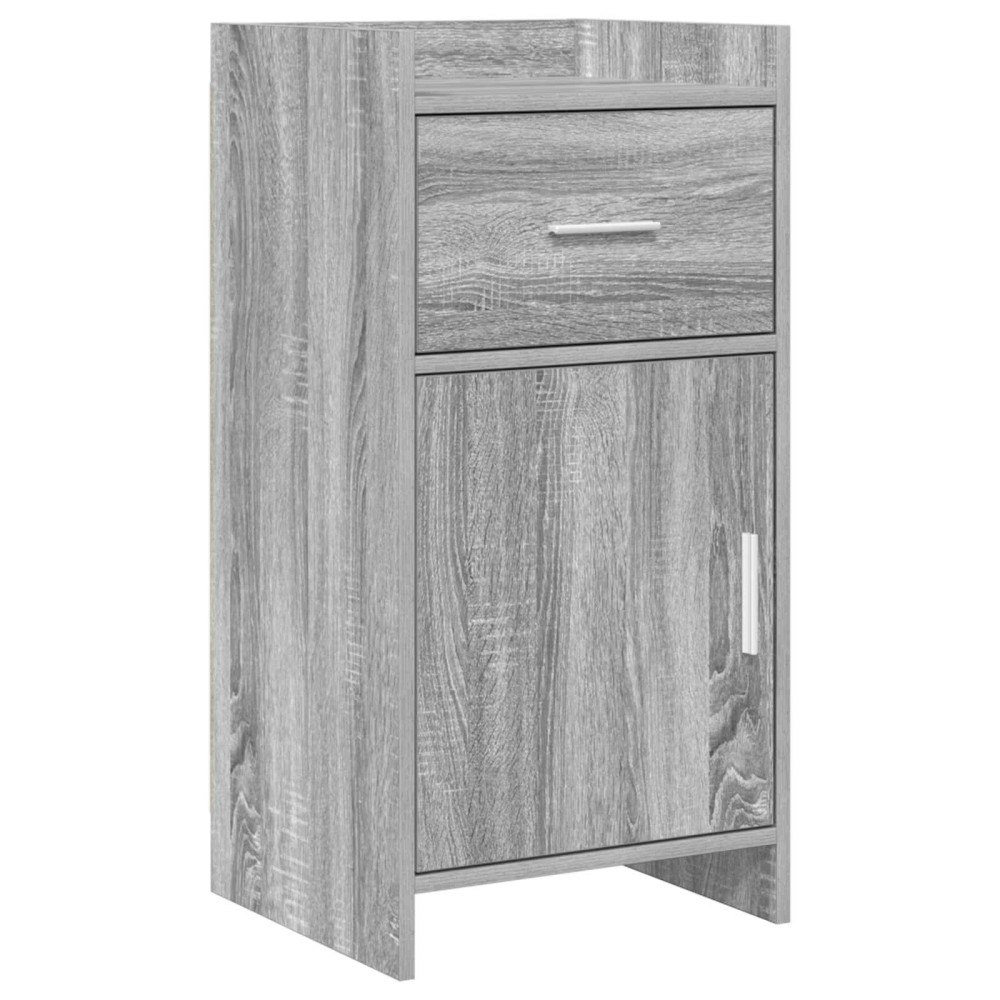 vidaXL Sideboard Grå Sonoma 40 x 36 x 80 cm Konstruerat trä