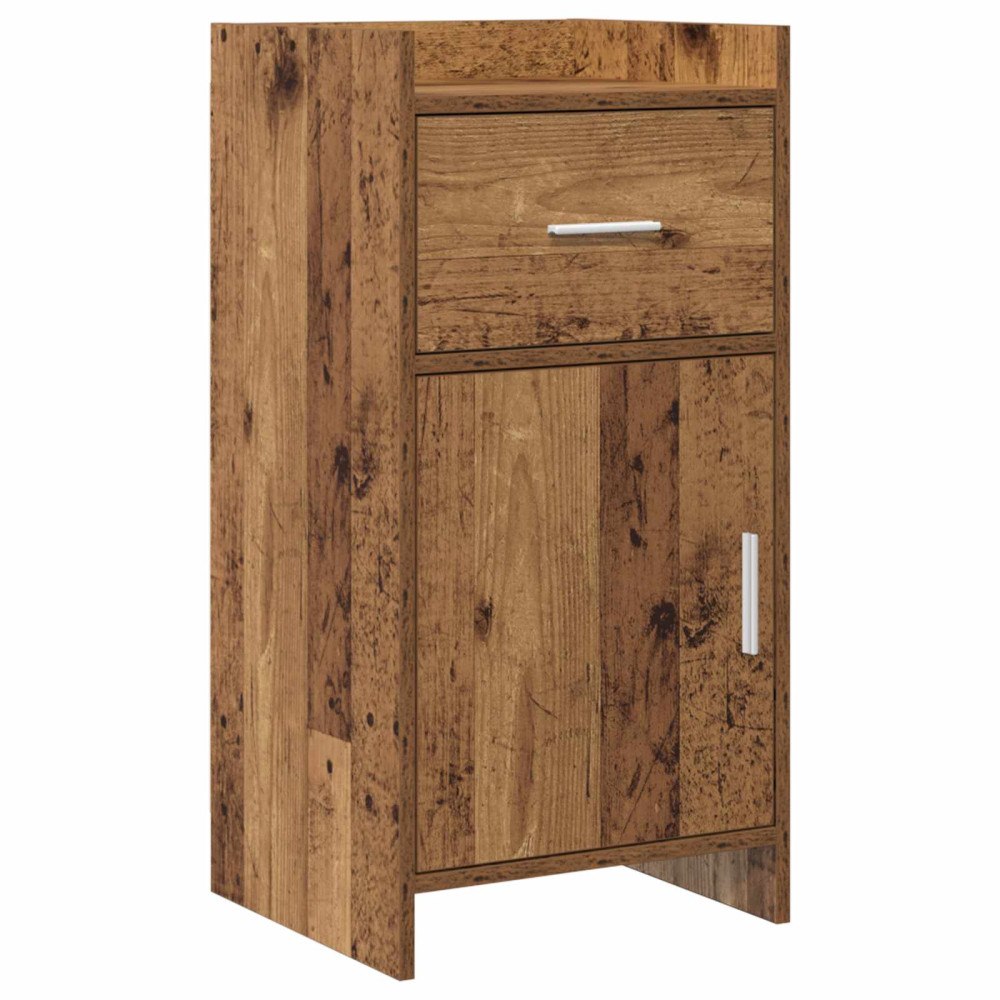 vidaXL Sideboard Gammalt trä 40 x 36 x 80 cm Konstruerat trä