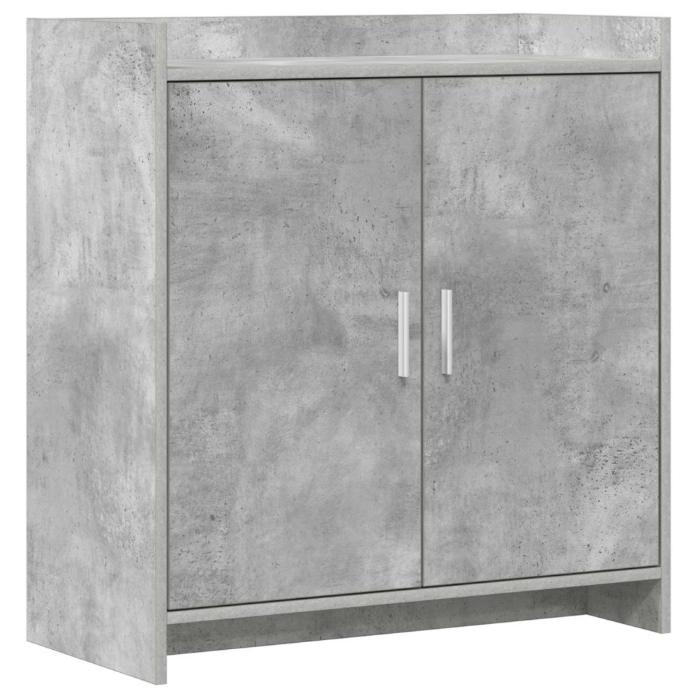 vidaXL Sideboard Betonggrå 72 x 36 x 80 cm Konstruerat trä