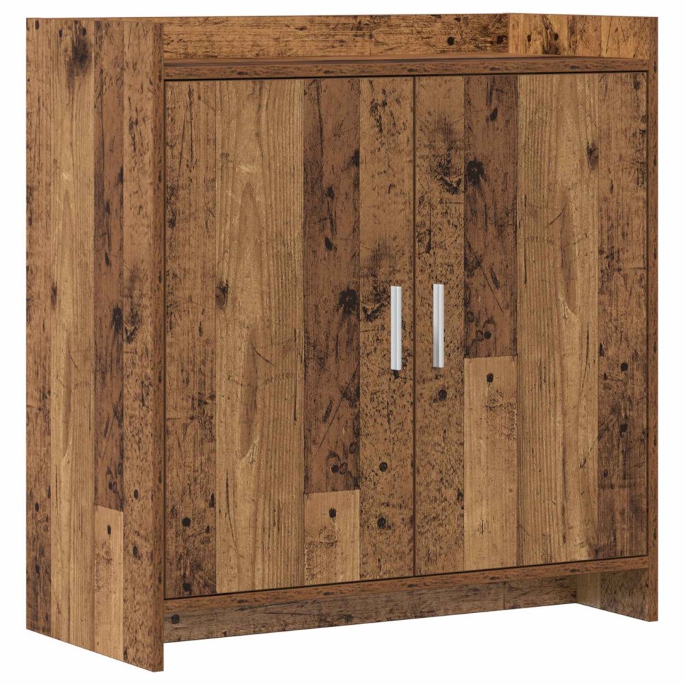 vidaXL Sideboard Gammalt trä 72 x 36 x 80 cm Konstruerat trä
