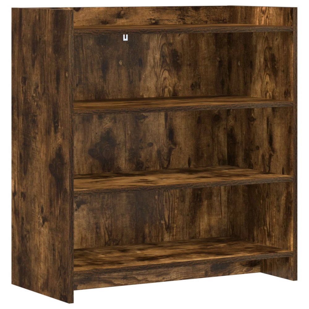 vidaXL Sideboard Rökt ek 75 x 36 x 80 cm Konstruerat trä