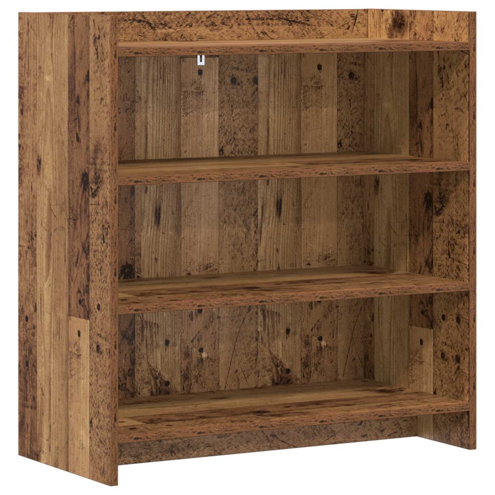 vidaXL Sideboard Gammalt trä 75 x 36 x 80 cm Konstruerat trä
