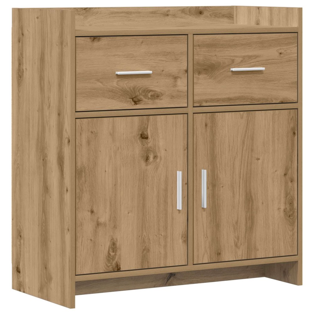 vidaXL Sideboard Artisan-ek 75 x 36 x 80 cm Konstruerat trä