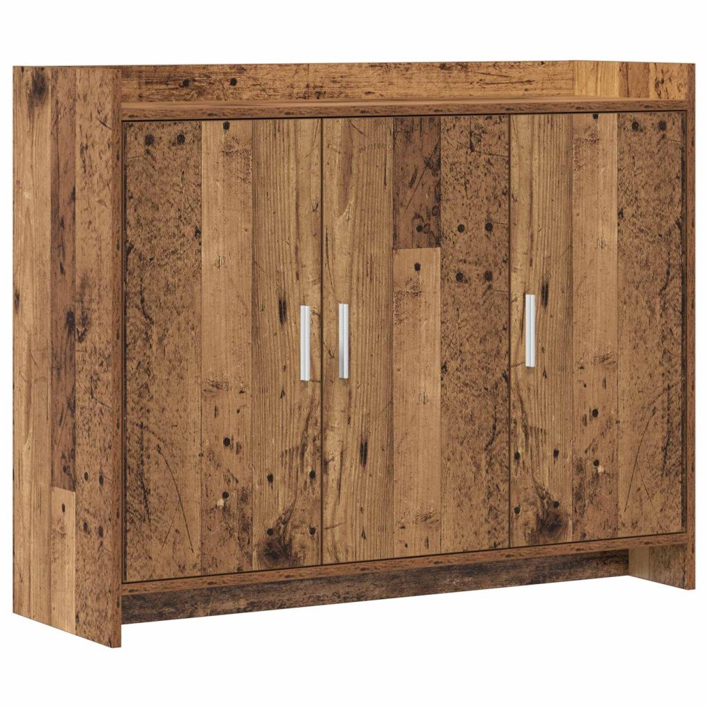 vidaXL Sideboard Gammalt trä 98,5 x 33 x 80 cm Konstruerat trä