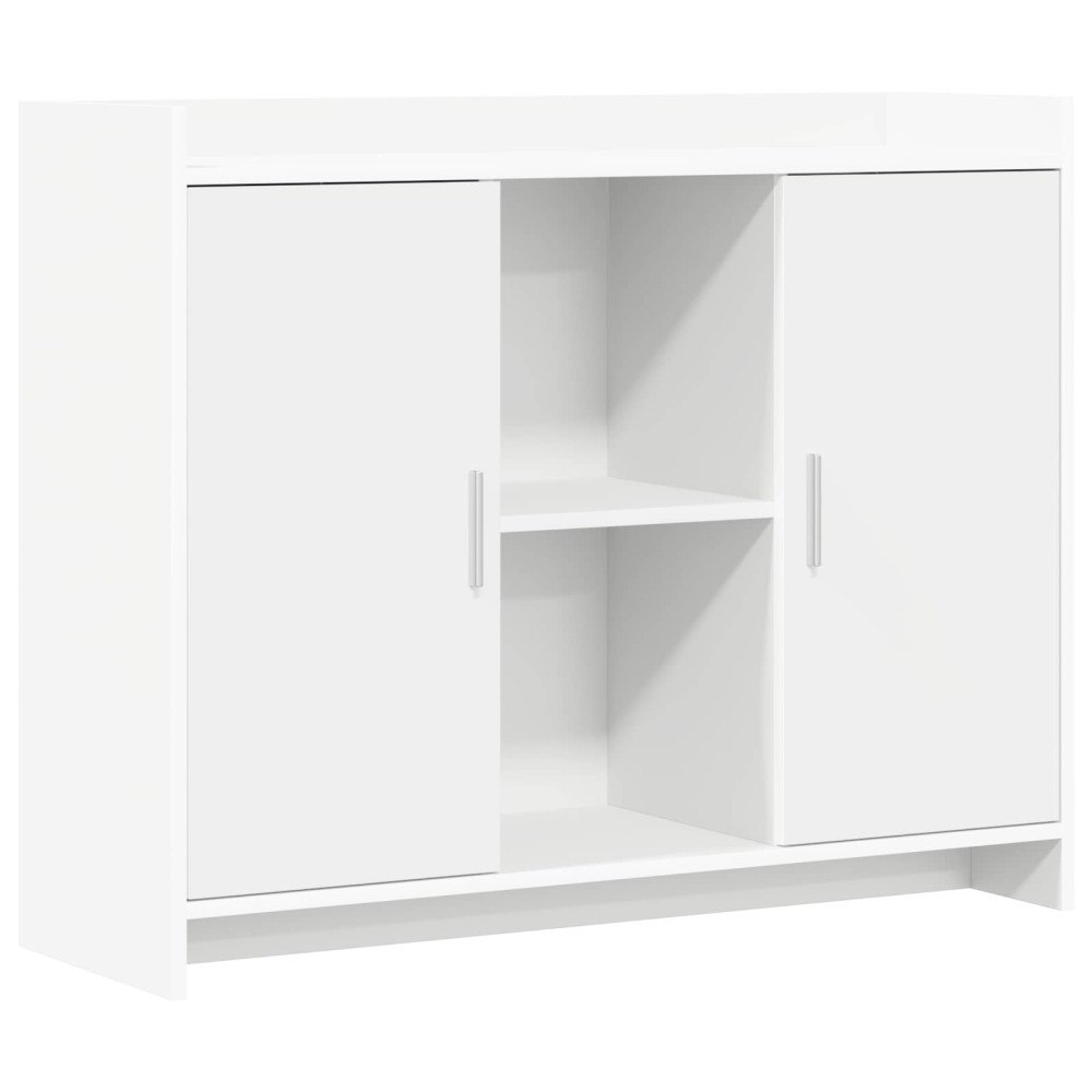 vidaXL Sideboard Vit 98,5 x 33 x 80 cm Konstruerat trä