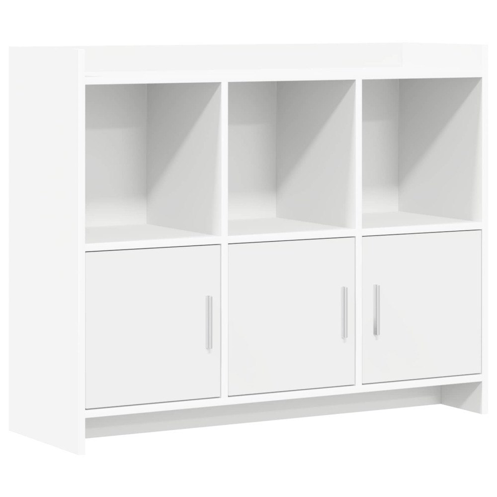 vidaXL Sideboard Vit 98,5 x 33 x 80 cm Konstruerat trä