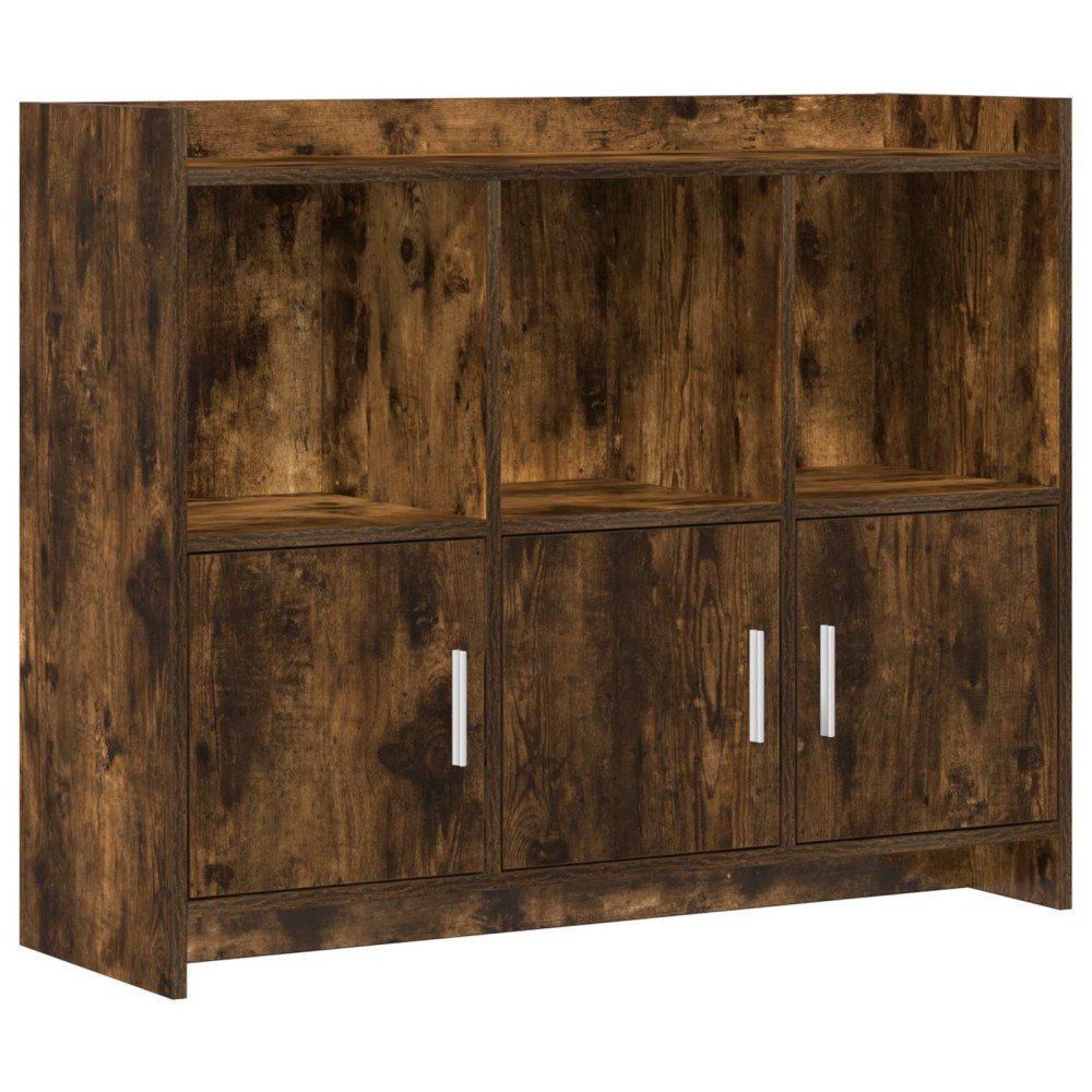 vidaXL Sideboard Rökt ek 98,5 x 33 x 80 cm Konstruerat trä