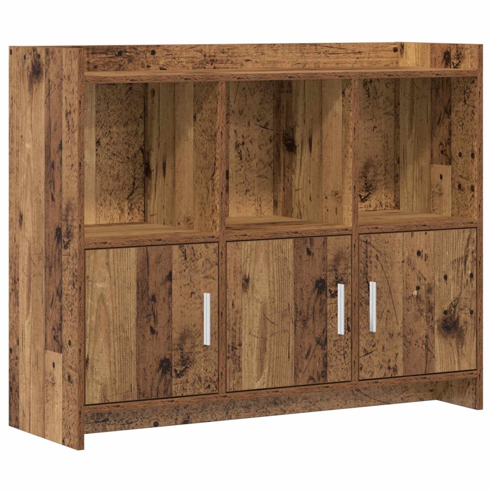 vidaXL Sideboard Gammalt trä 98,5 x 33 x 80 cm Konstruerat trä