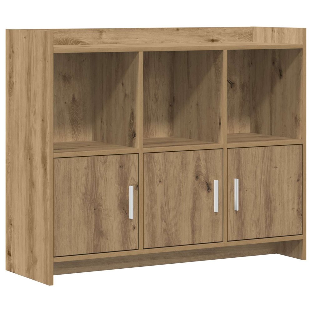 vidaXL Sideboard Artisan-ek 98,5 x 33 x 80 cm Konstruerat trä
