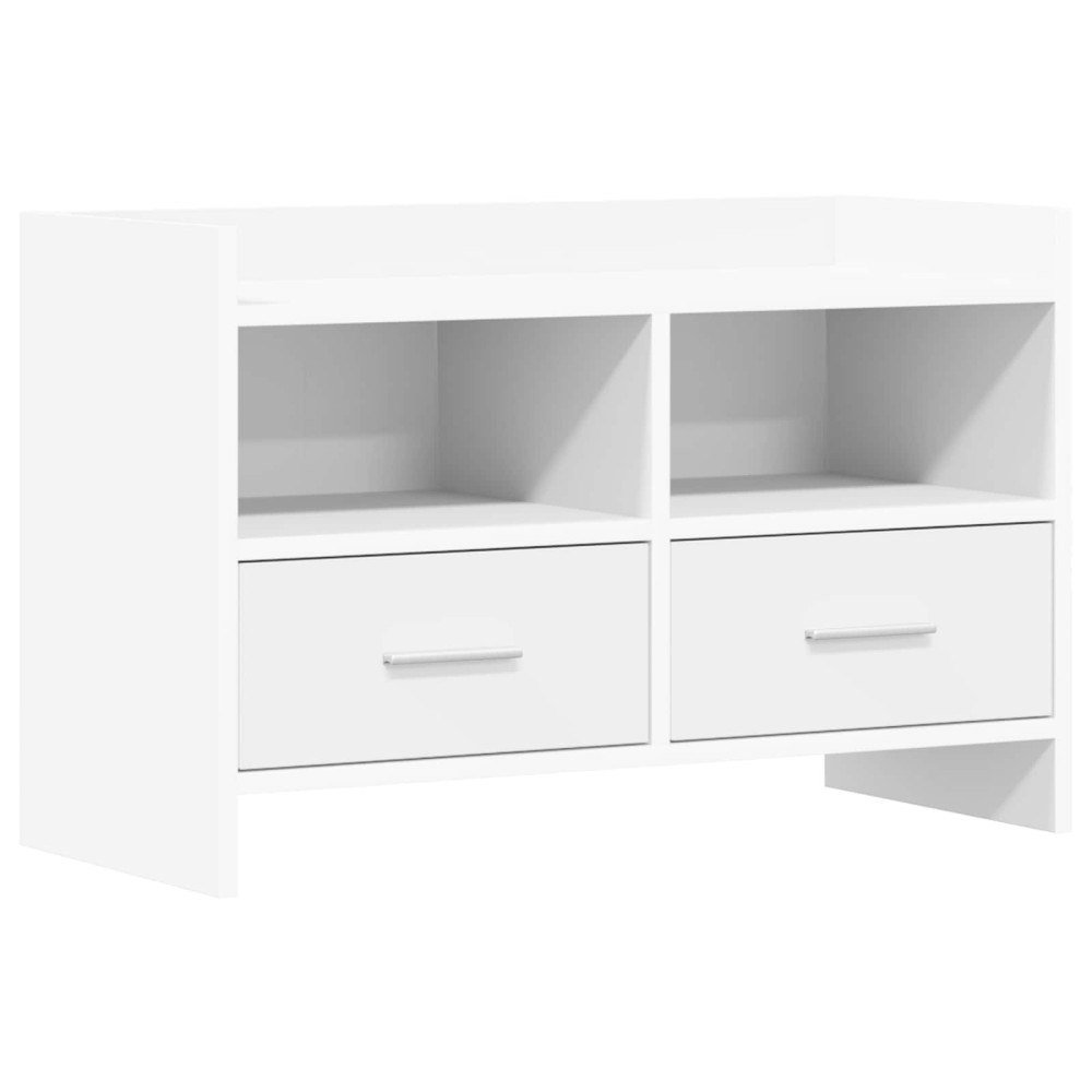 vidaXL TV-skåp 71,5 x 33 x 47 cm Vit Konstruerat trä