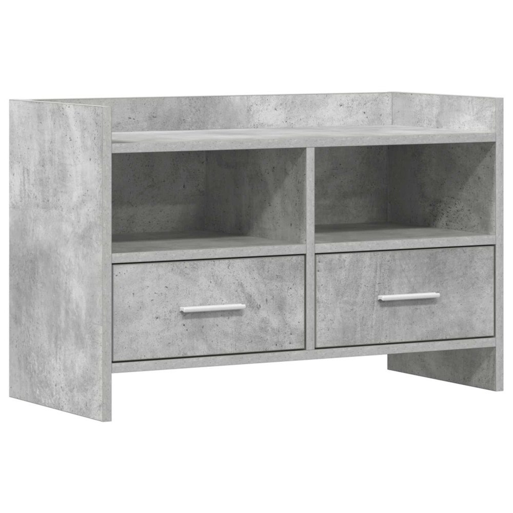 vidaXL TV-skåp 71,5 x 33 x 47 cm Betonggrå Konstruerat trä