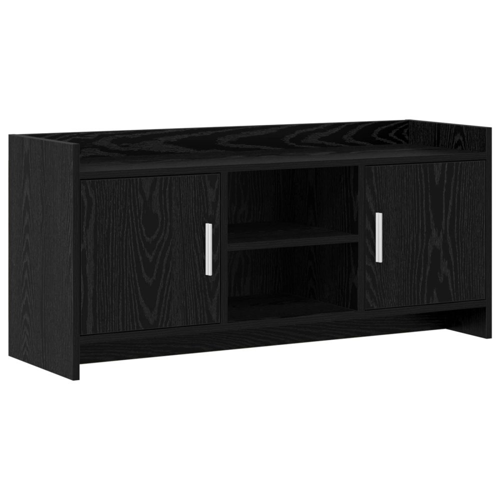 vidaXL TV-skåp 102 x 33 x 47 cm Svart ek Konstruerat trä