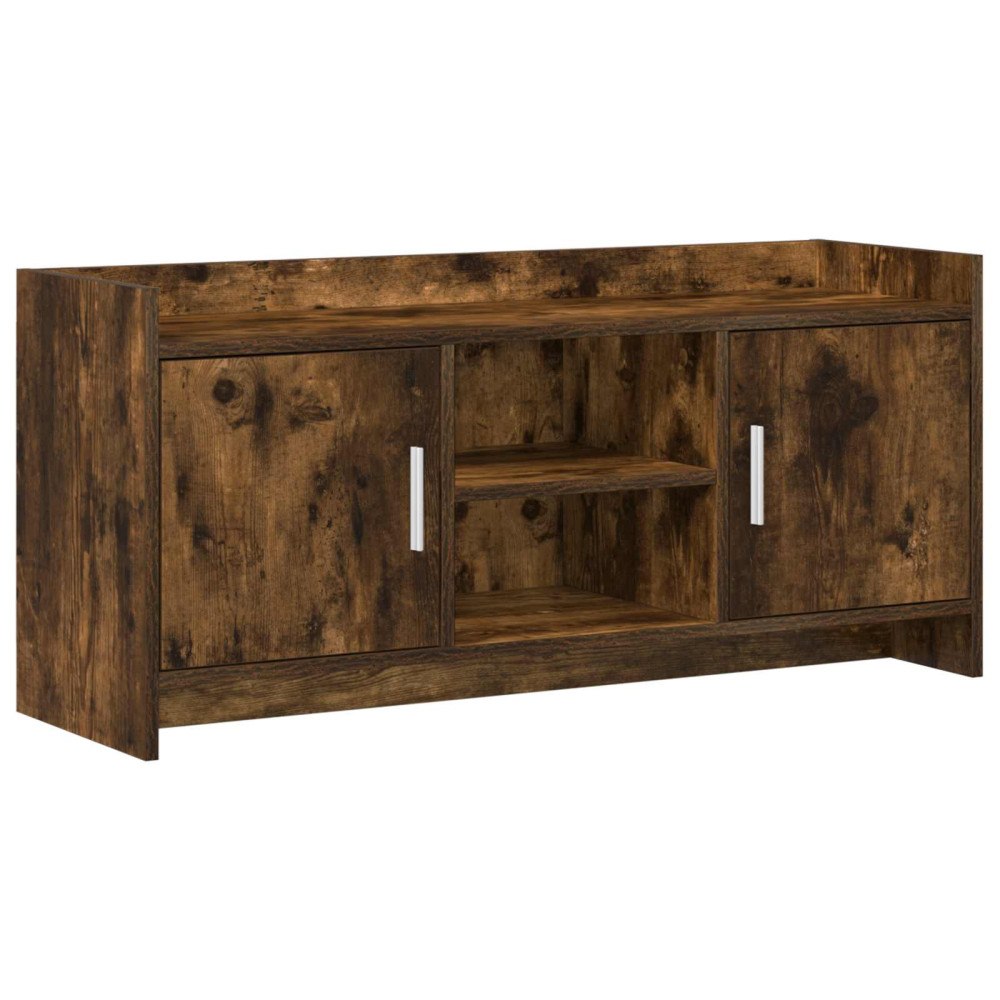 vidaXL TV-skåp 102 x 33 x 47 cm Rökt ek Konstruerat trä