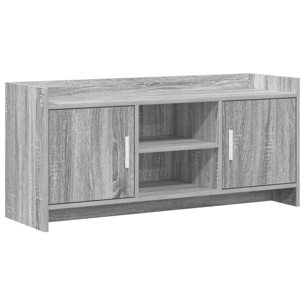 vidaXL TV-skåp 102 x 33 x 47 cm Grå Sonoma Konstruerat trä