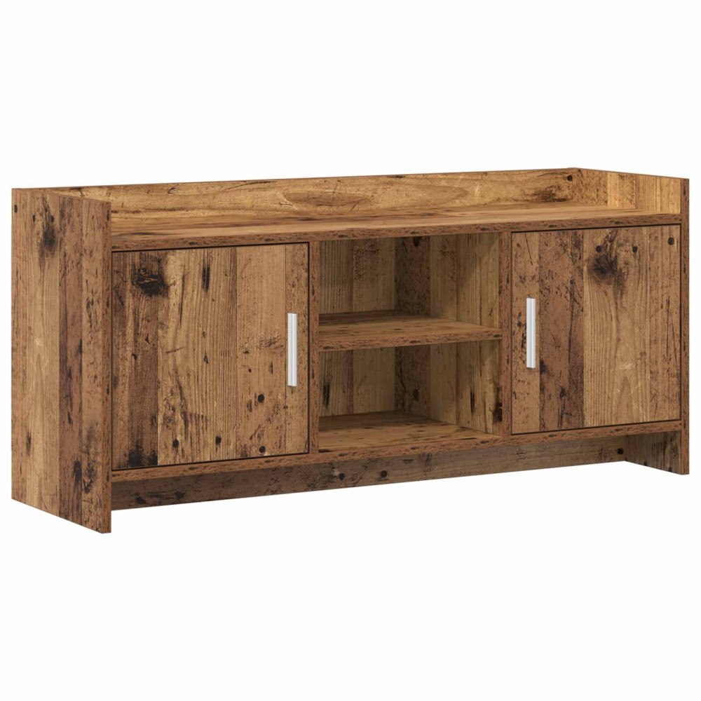 vidaXL TV-skåp 102 x 33 x 47 cm Gammalt trä Konstruerat trä