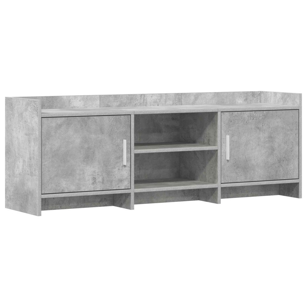 vidaXL TV-skåp 130 x 33 x 47 cm Betonggrå Konstruerat trä