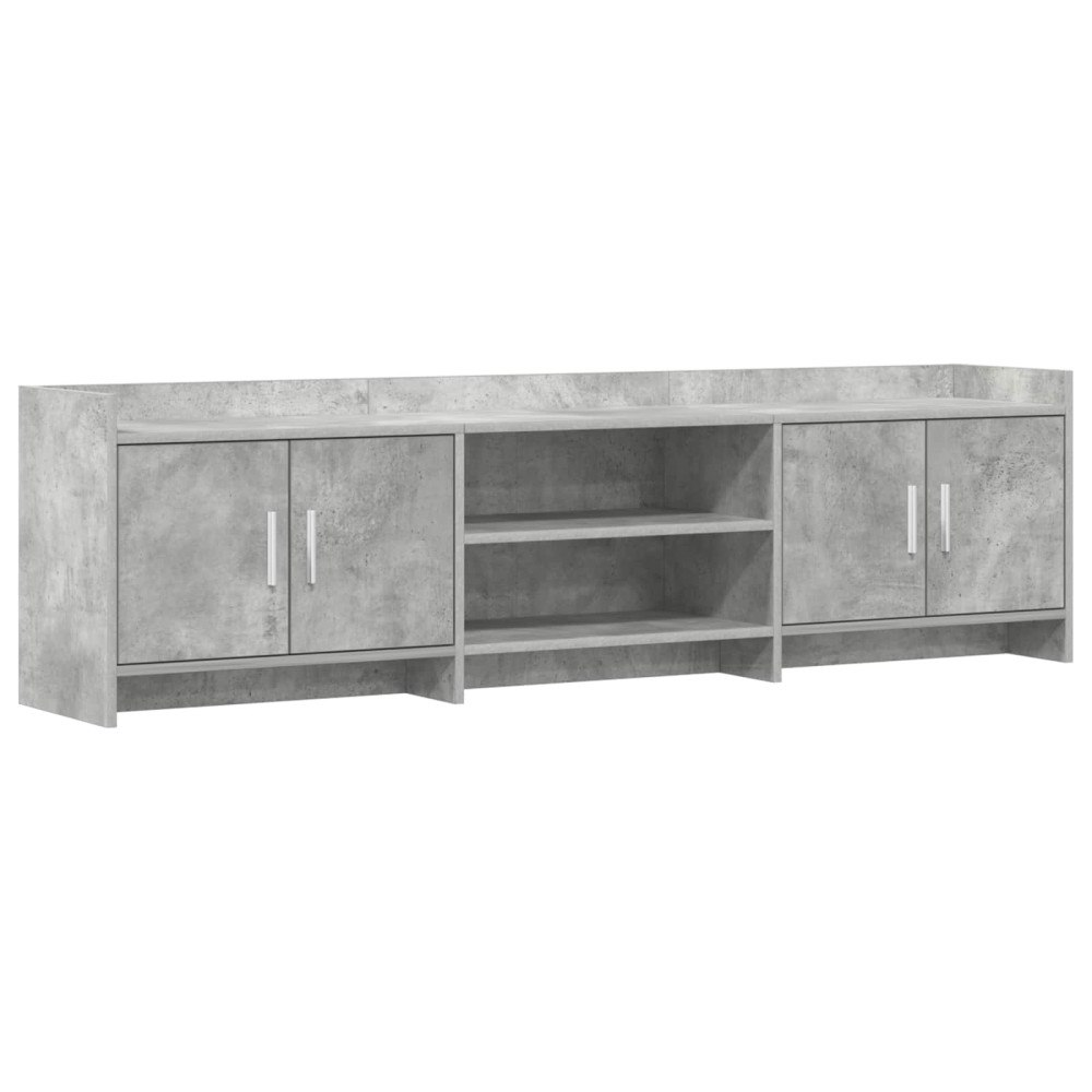 vidaXL TV-skåp 168 x 33 x 47 cm Betonggrå Konstruerat trä