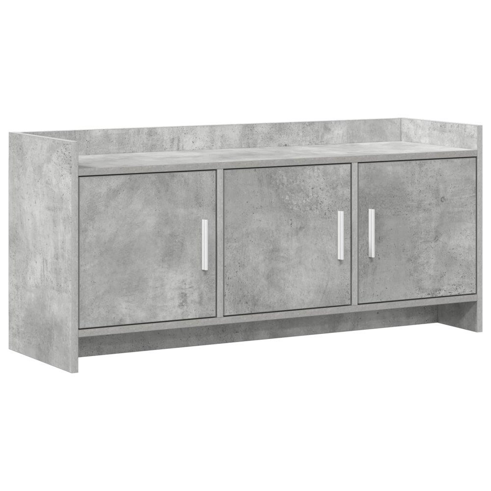 vidaXL TV-skåp 102 x 33 x 47 cm Betonggrå Konstruerat trä