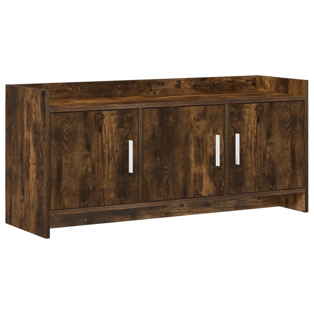 vidaXL TV-skåp 102 x 33 x 47 cm Rökt ek Konstruerat trä