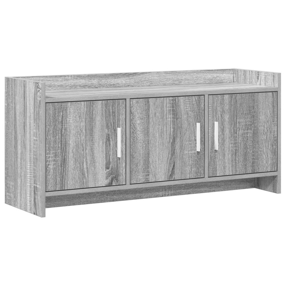 vidaXL TV-skåp 102 x 33 x 47 cm Grå Sonoma Konstruerat trä