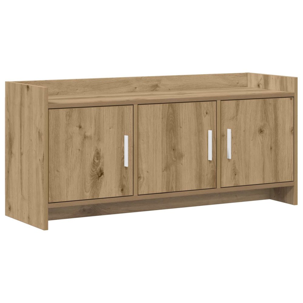vidaXL TV-skåp 102 x 33 x 47 cm Artisan-ek Konstruerat trä