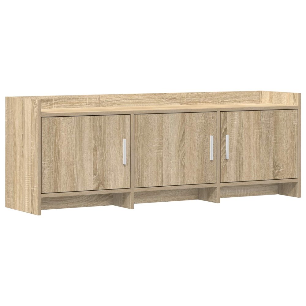 vidaXL TV-skåp 130 x 33 x 47 cm Sonoma-ek Konstruerat trä