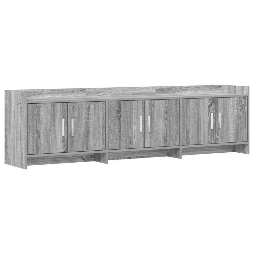 vidaXL TV-skåp 168 x 33 x 47 cm Grå Sonoma Konstruerat trä