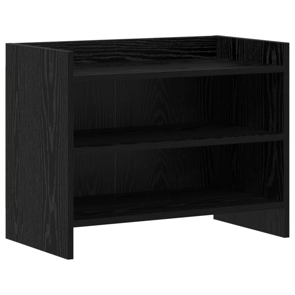 vidaXL TV-skåp 60 x 33 x 47 cm Svart ek Konstruerat trä
