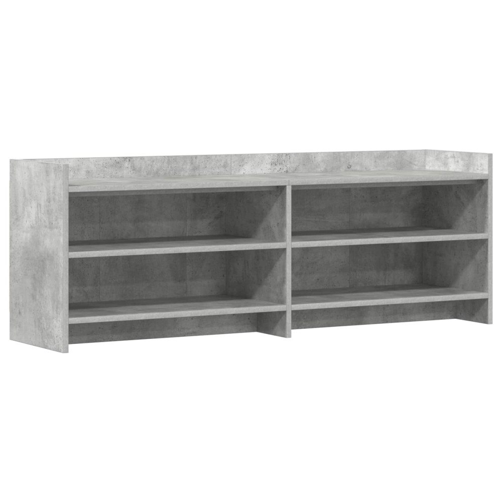 vidaXL TV-skåp 135 x 33 x 47 cm Betonggrå Konstruerat trä