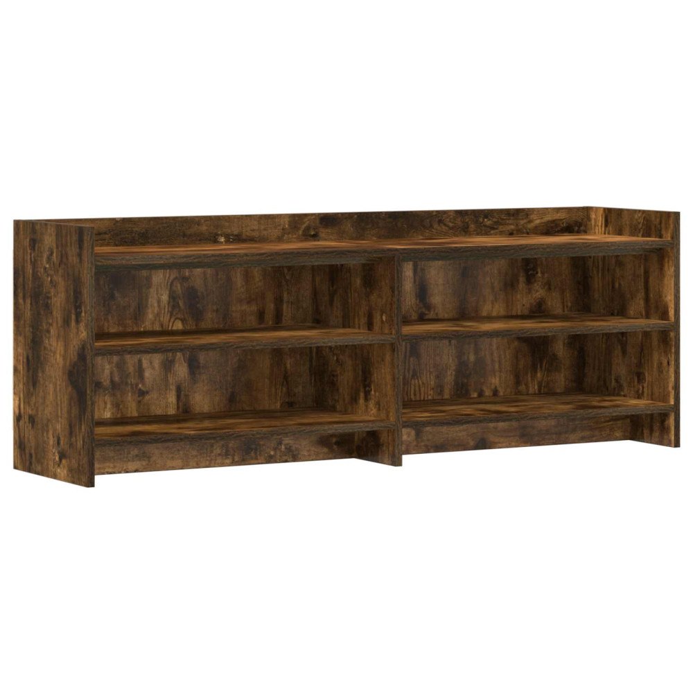 vidaXL TV-skåp 135 x 33 x 47 cm Rökt ek Konstruerat trä